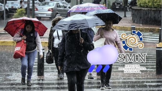 Huracán Rachel dejará 3 días de lluvias fuertes en México, advierte el SMN