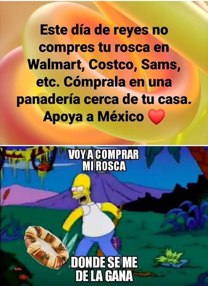 memes Rosca de Reyes
