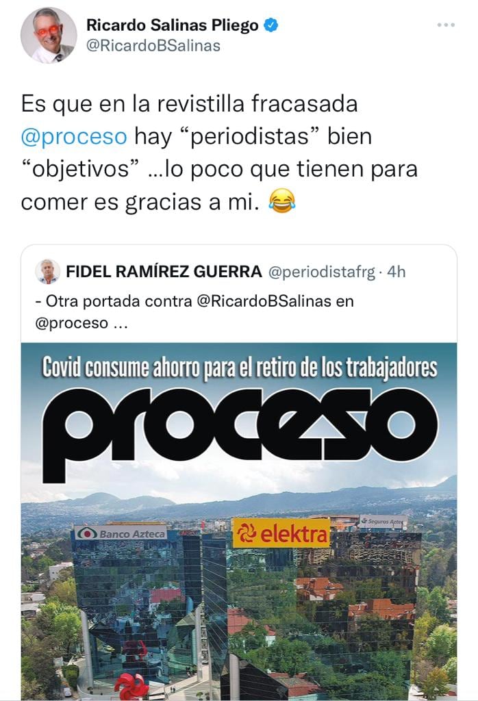 Ricardo Salinas contra Proceso