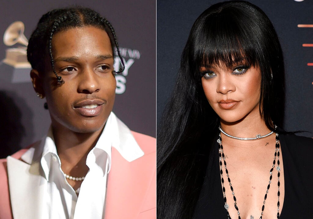 A$AP Rocky y Rihanna.