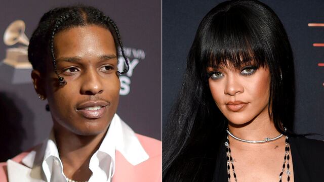 A$AP Rocky y Rihanna.