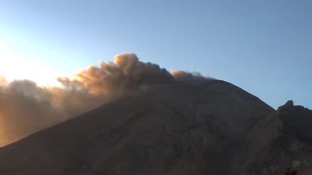 Volcán Popocatépetl el 4 de enero