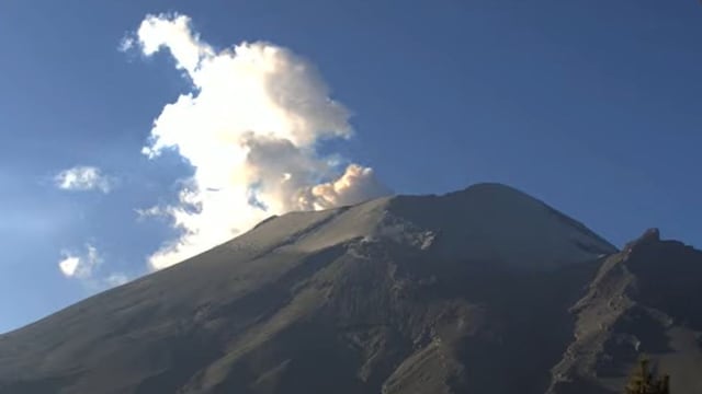 Volcán Popocatépetl hoy 16 de octubre