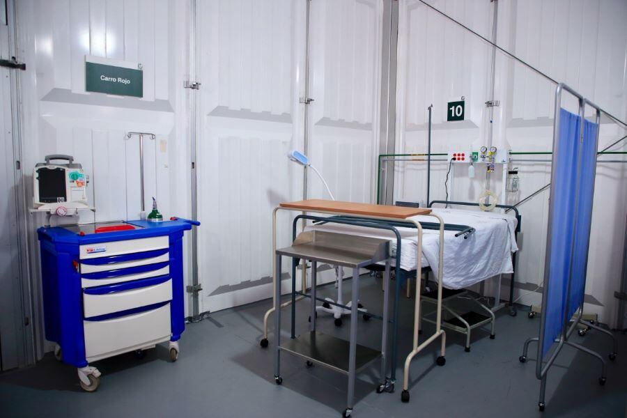 El nosocomio está equipado con moderno instrumental médico.