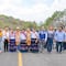 Evelyn Salgado entregó la pavimentación de un tramo del camino Santa Cruz - Yetlancingo municipio de Zitlala