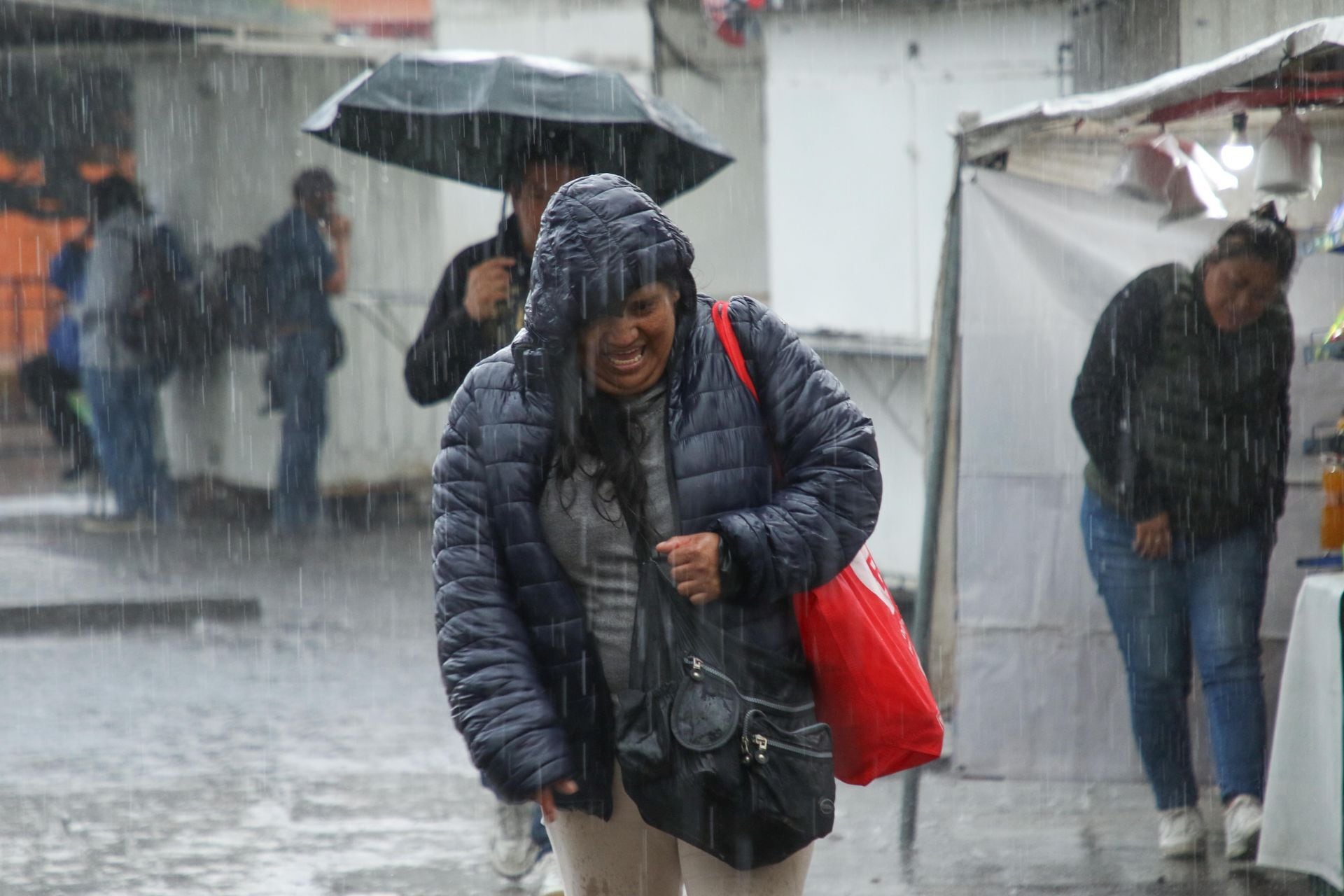 Lluvia fuerte en la CDMX.