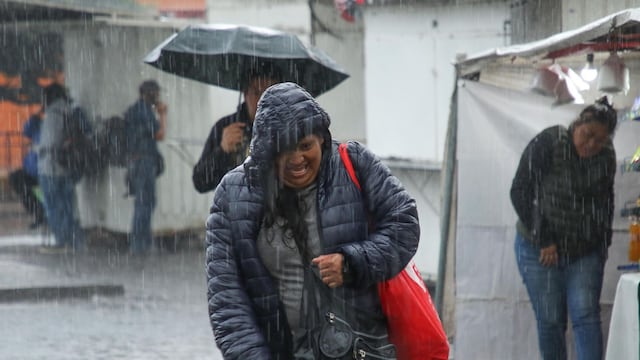 Lluvia fuerte en la CDMX.
