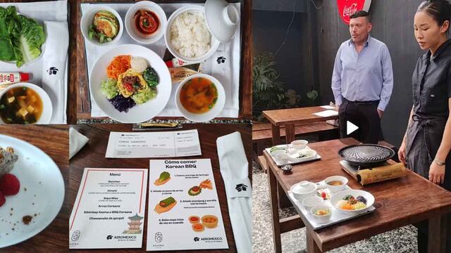 Nuevo menú de Aeroméxico con sabores de Corea del Sur de la mano de la chef Minae Seo