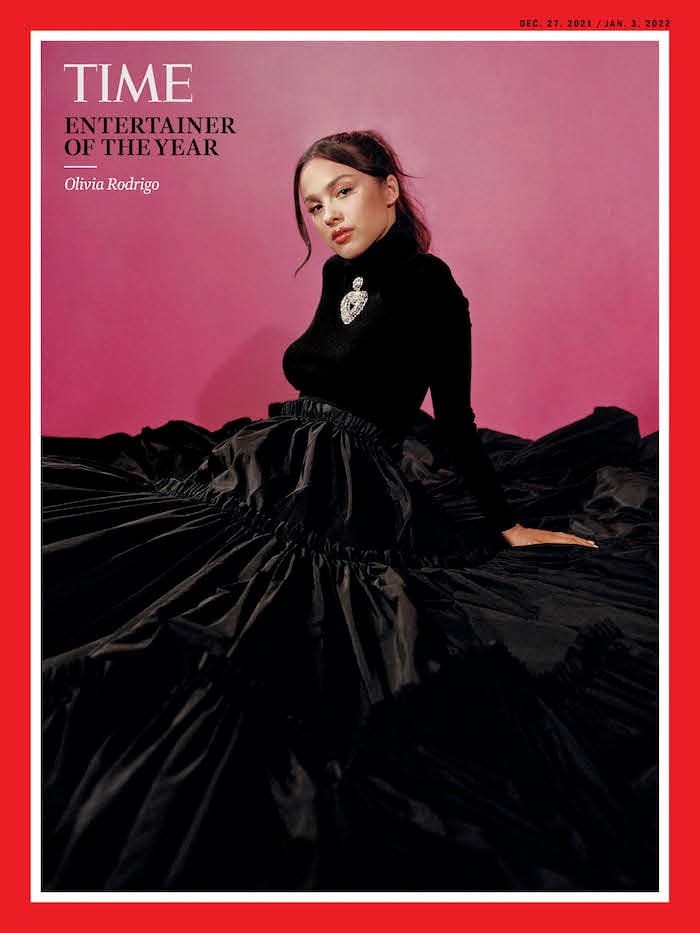 Olivia Rodrigo es nombrada por TIME como artista del año