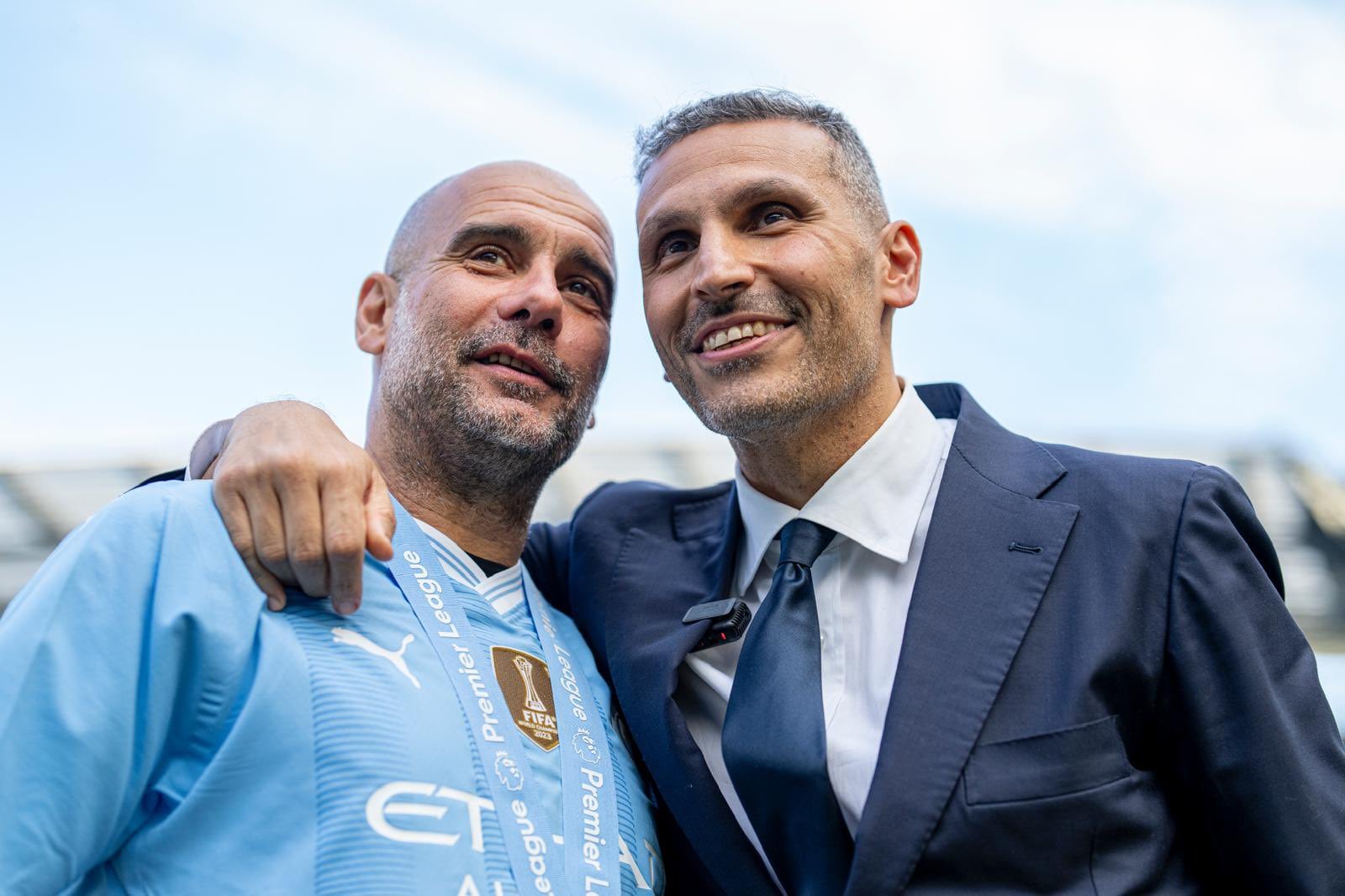 Pep Guardiola durante su paso como entrenador del Manchester City