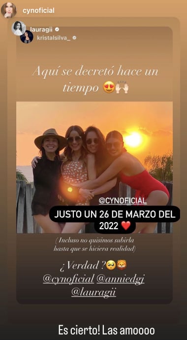 ¿Cynthia Rodríguez y Laura G no son tan amigas?