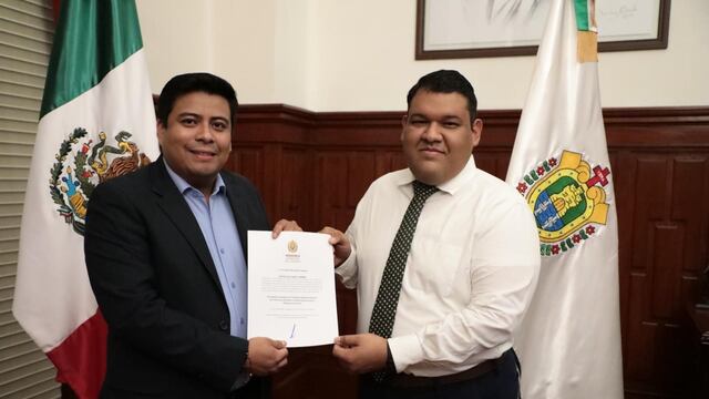 Yair Ademar Domínguez recibe nombramiento