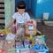 Sonora: Niño vende dulces para pagar sus útiles escolares