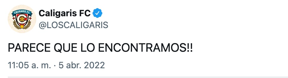 Los Caligaris ya encontraron al hombre