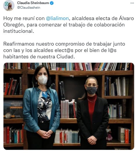 Claudia Sheinbaum sobre reunión con Lía Limón
