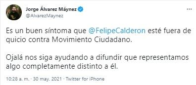 Felipe Calderón desquiciado contra MC