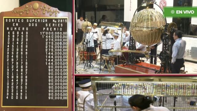 Resultados Sorteo Superior 2815 de Lotería Nacional: Ganadores de hoy 26 de julio