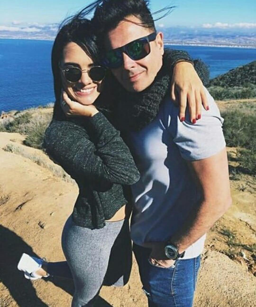 Gabriel Fernández 'El Chamo' y su hija Astrid Gruber.