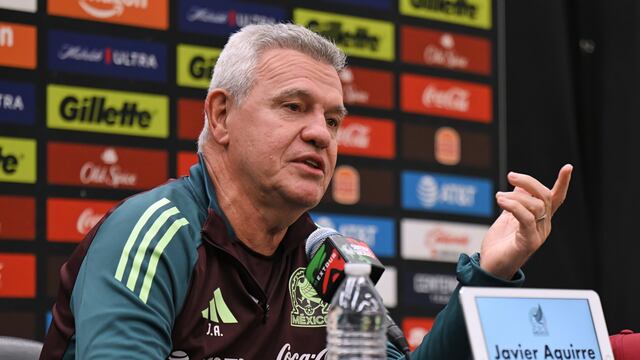 Javier Aguirre, director técnico de la Selección Mexicana.