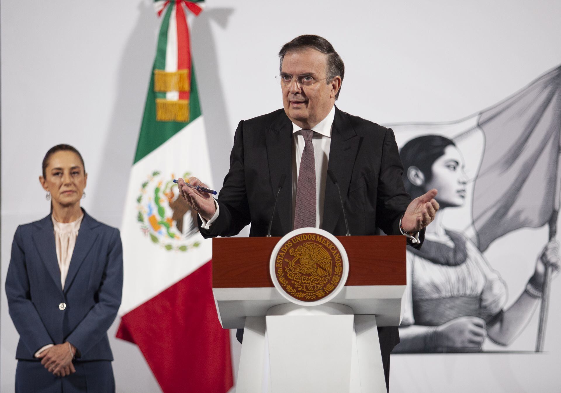 Marcelo Ebrard anuncia que México seguirá negociación de aranceles con "sangre fría"