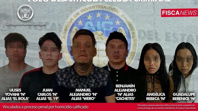 Fiscalía de Guanajuato desarticula célula criminal en San Miguel de Allenede