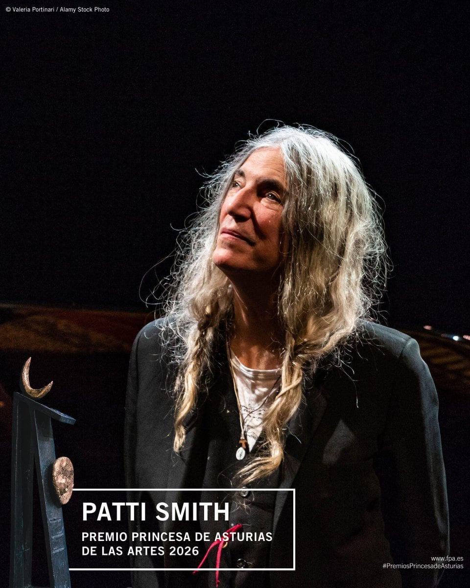 Patti Smith es premiada con Princesa de Asturias 2026
