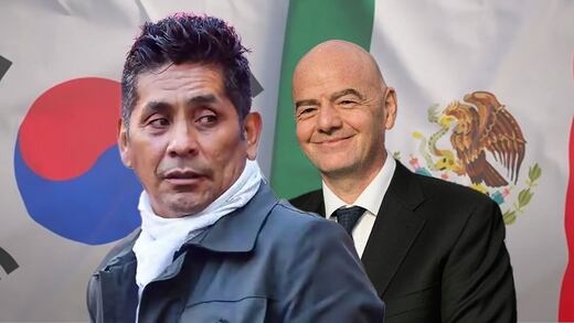 La misión de Jorge Campos en el México vs Corea del Sur por encargo de Gianni Infantino