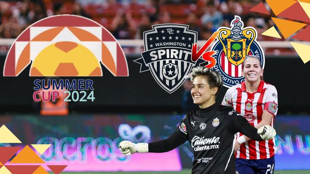 Washington Spirit vs Chivas Femenil: Dónde ver el partido de la Summer Cup 2024.