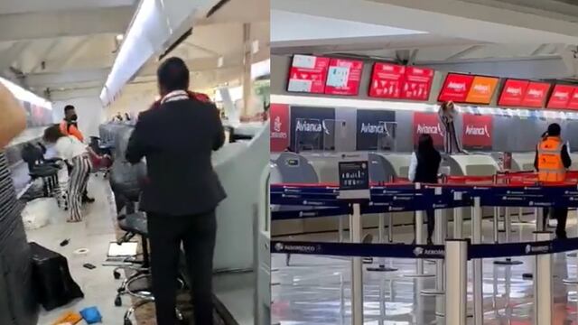 Pasajera Fuera de control en el AICM, Emirates Airlines