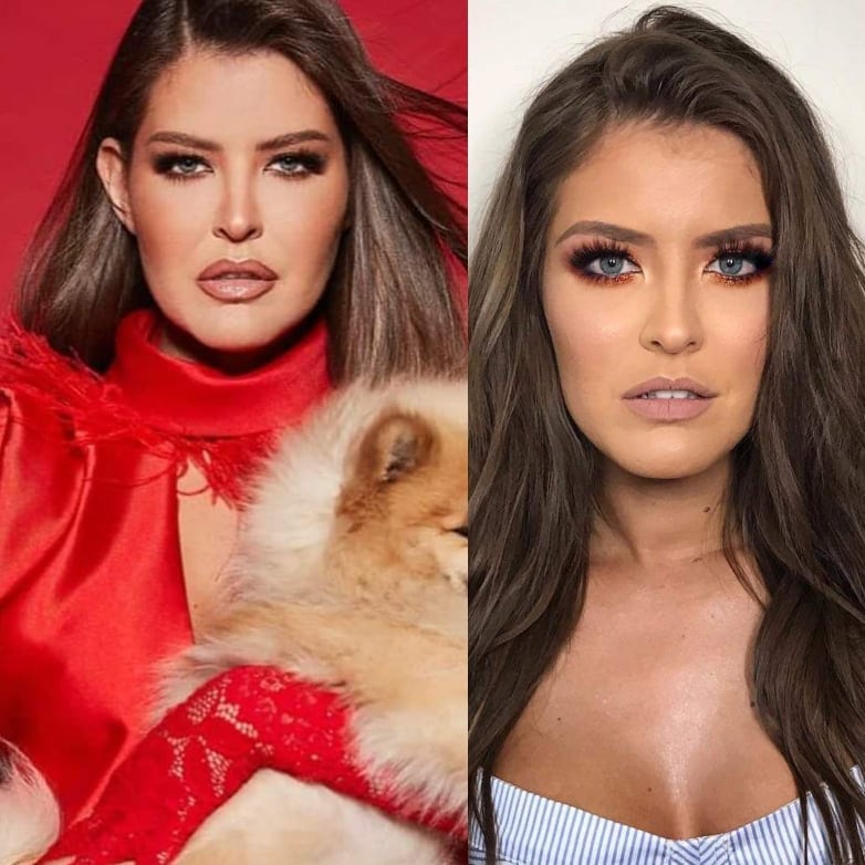 Vanessa Claudio (después y antes).
