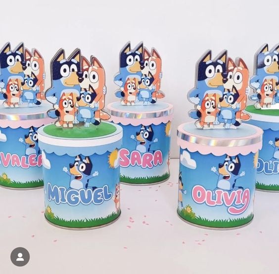 Dulceros de Bluey para el Día del Niño