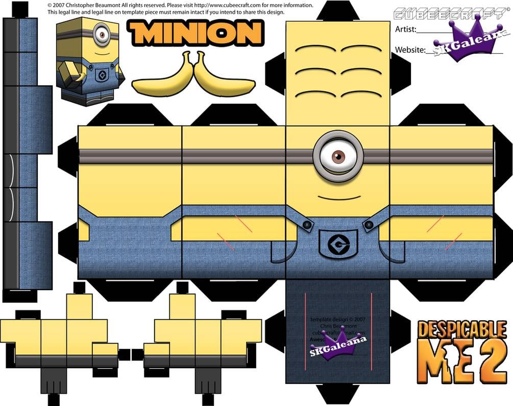 Minions para recortar y armar: 7 plantillas para imprimir de los personajes de Mi Villano Favorito