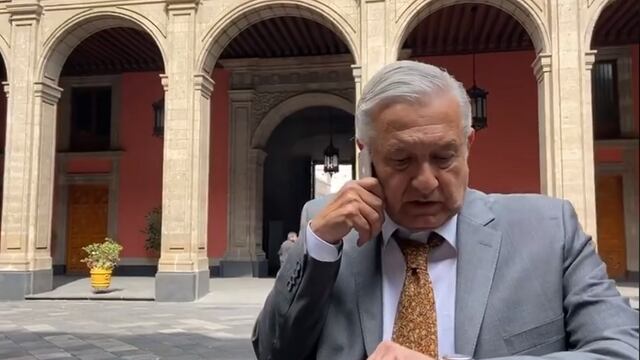 AMLO en Palacio Nacional