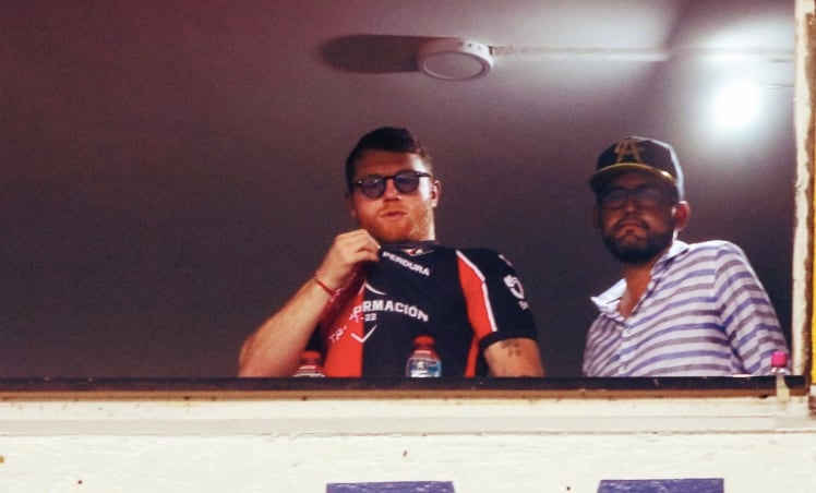 Canelo, fan del Atlas FC