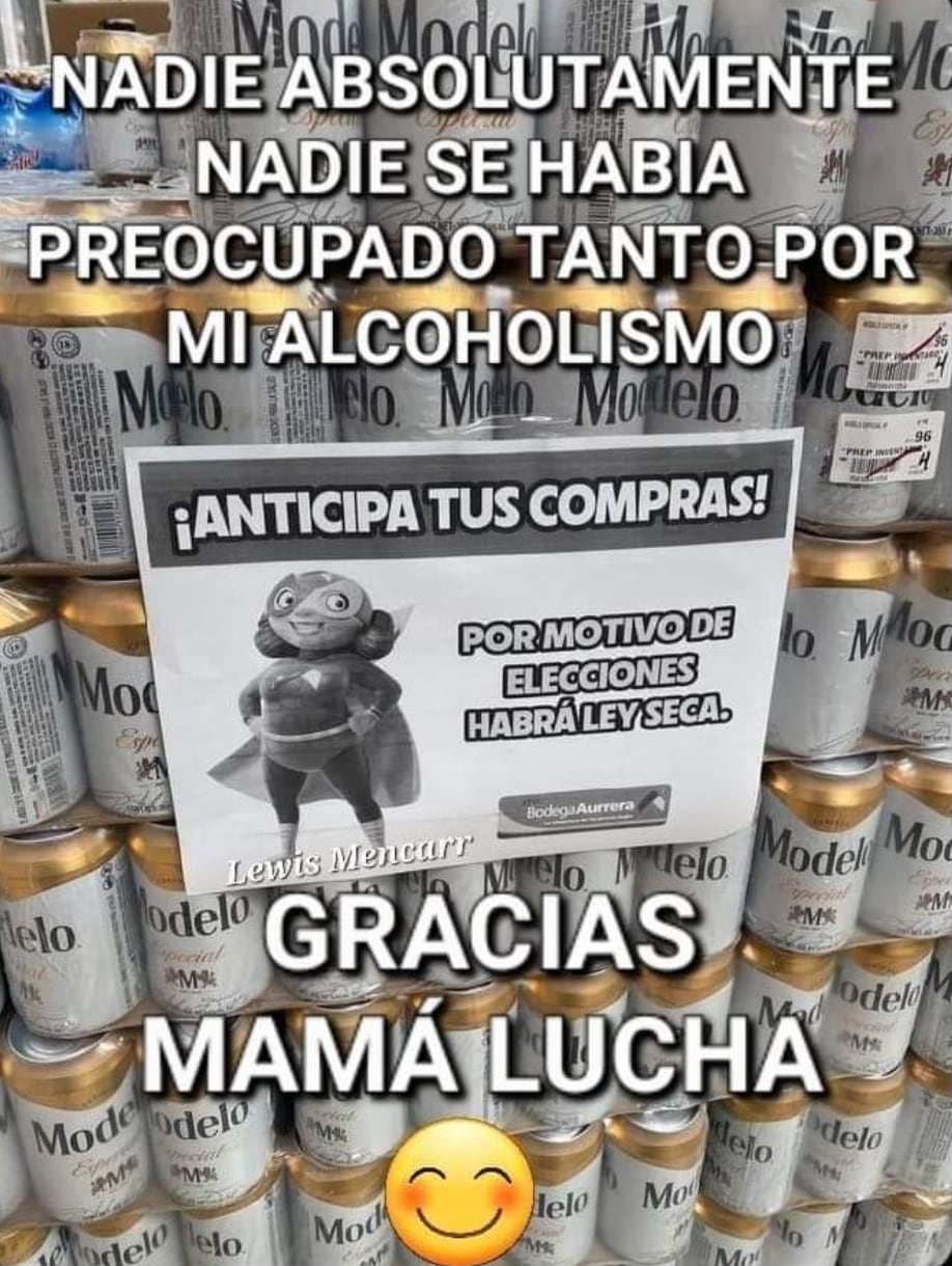 memes ley seca elecciones 2024 en CDMX