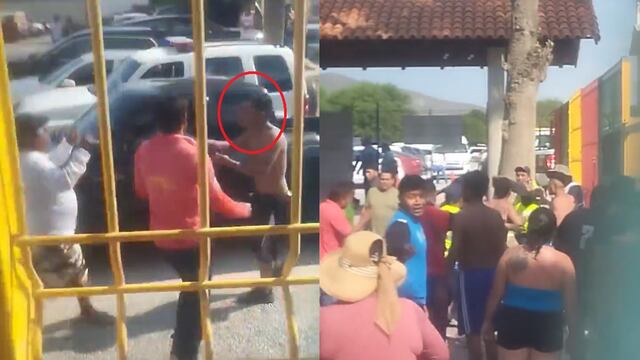 Pelea campal en parque acuático El Tephé termina con 12 detenidos