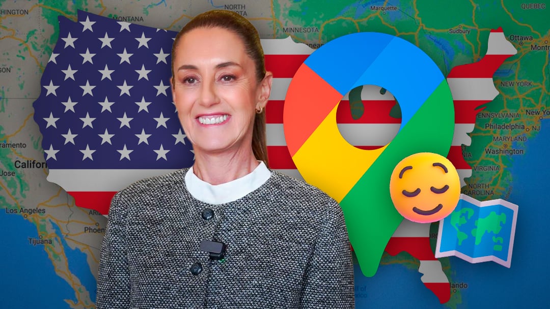 Claudia Sheinbaum quiere que Google tenga un mapa para "América Mexicana"