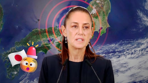 Sheinbaum se solidariza con Japón tras sismo de magnitud 7.4