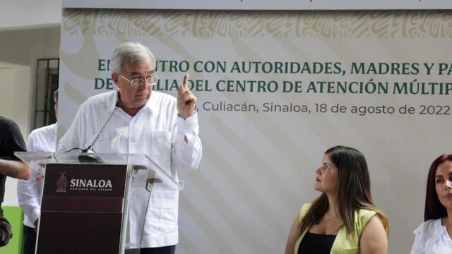 Gobernador sinaloense Rubén Rocha Moya