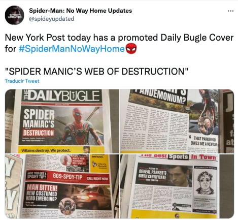 Spider-Man: No Way Home, Daily Bugle