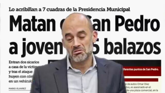 "Yo no fui", Miguel Treviño. Alcalde de San Pedro Garza García