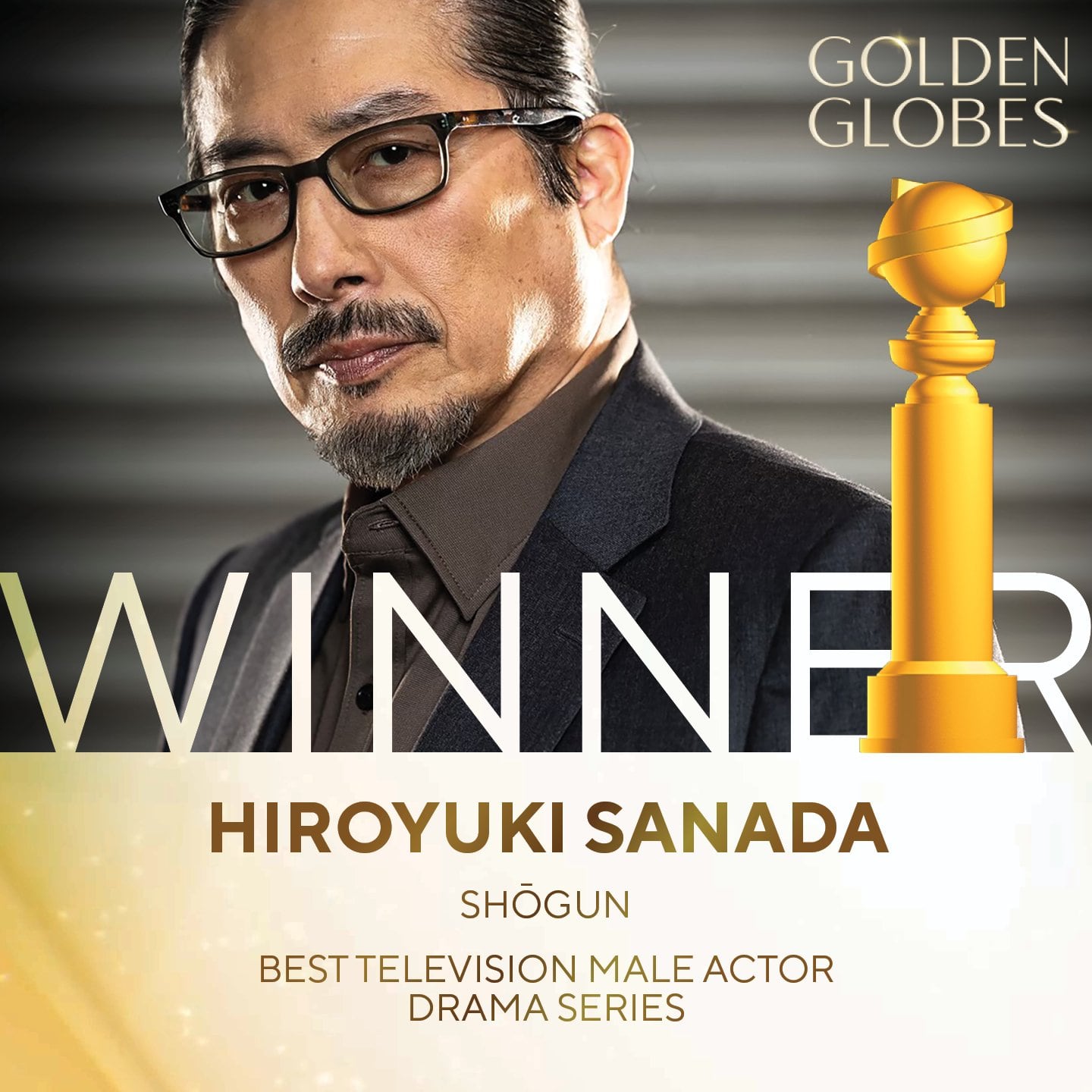 Hiroyuki Shanada, ganador Globos de Oro 2025