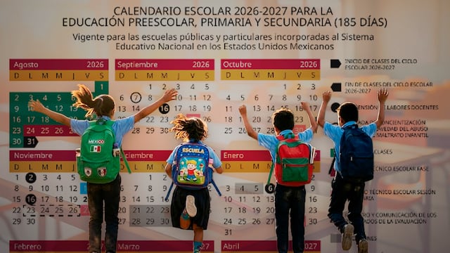 Calendario SEP 2026-2027: ciclo escolar inicia el 31 de agosto y concluye el 9 de julio