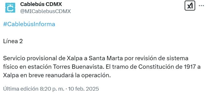 Fallas en Línea 2 le arruinan la noche a decenas