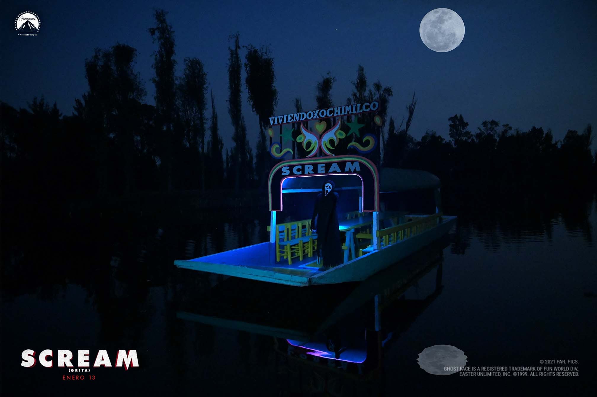 'Scream 5': Ghostface en Xochimilco