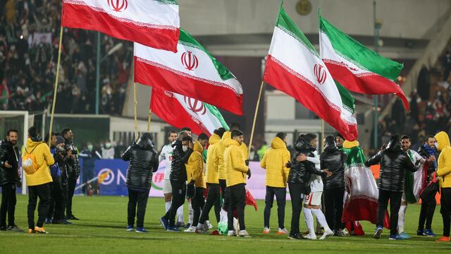 Selección de futbol de Irán celebra su boleto a Qatar 2022