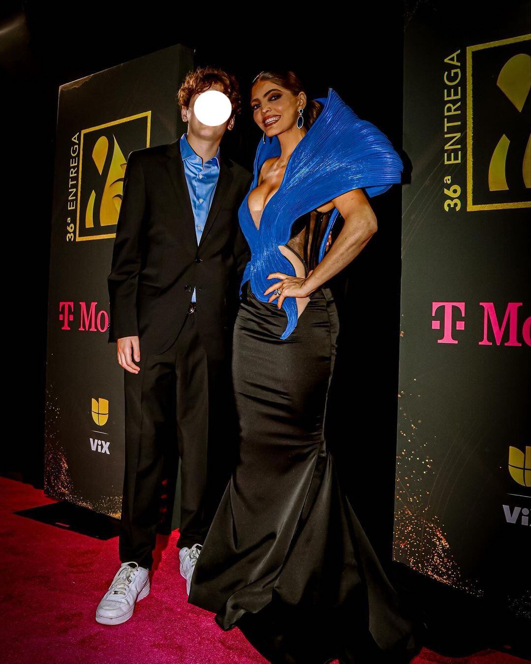 Ana Bárbara con su hijo Jerónimo.