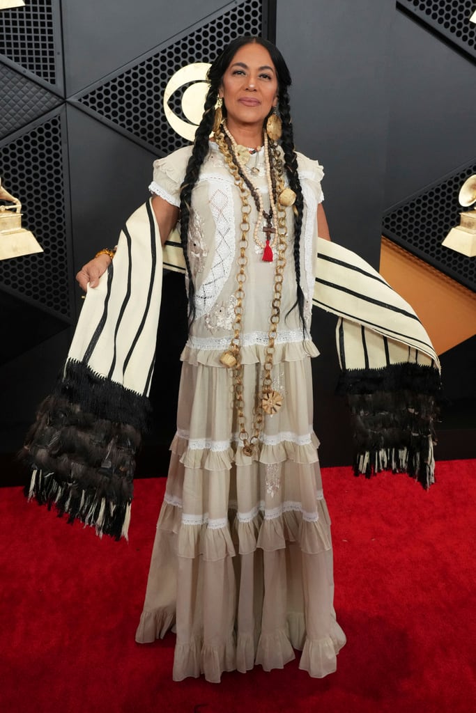Lila Downs en los Premios Grammy 2024.