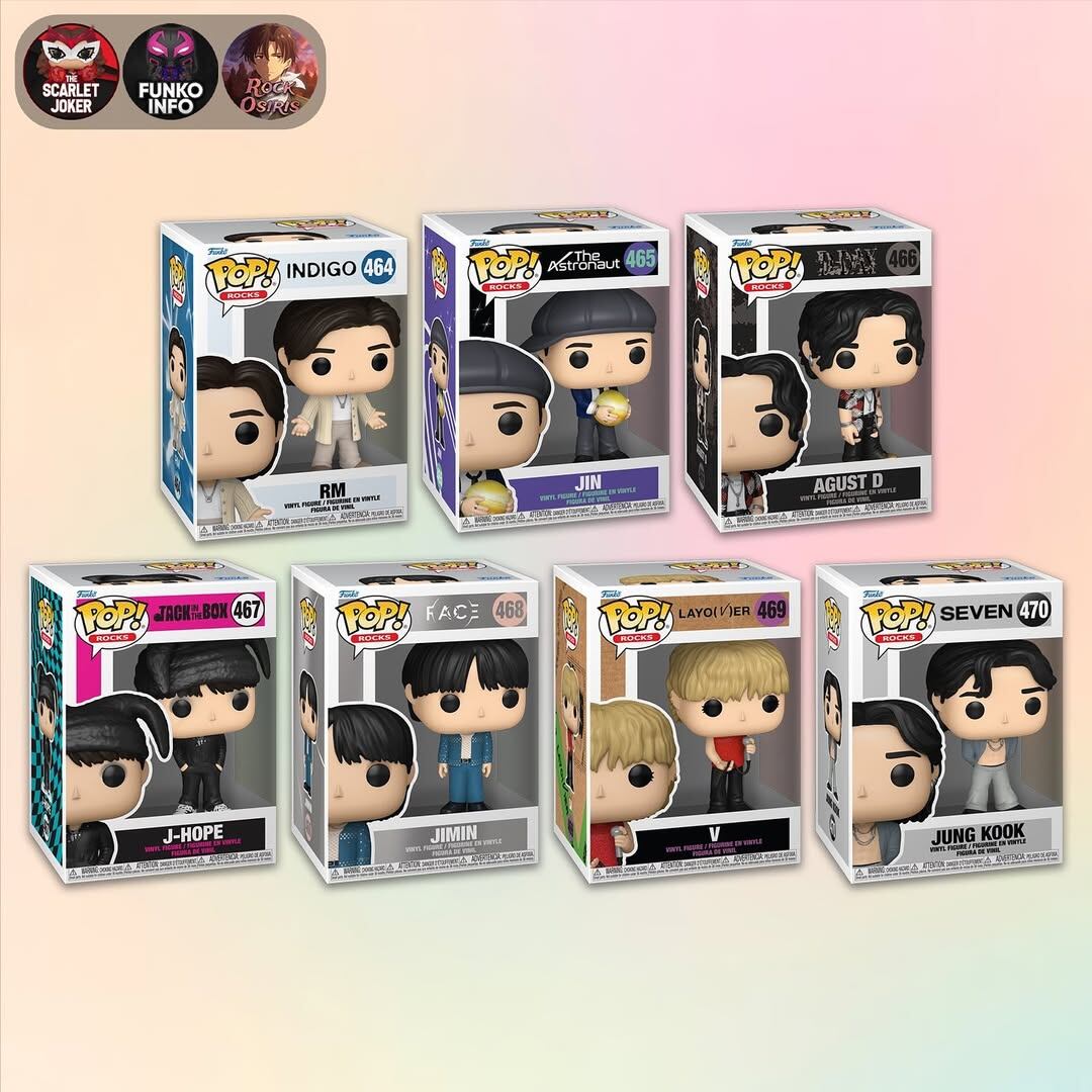 BTS Solo Era Funko POPs