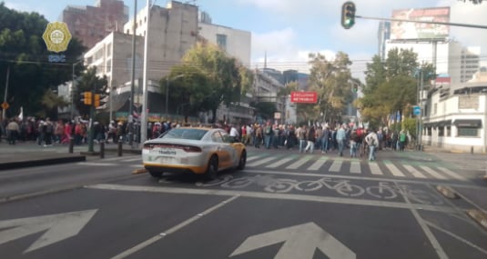Manifestación Avenida Insurgentes